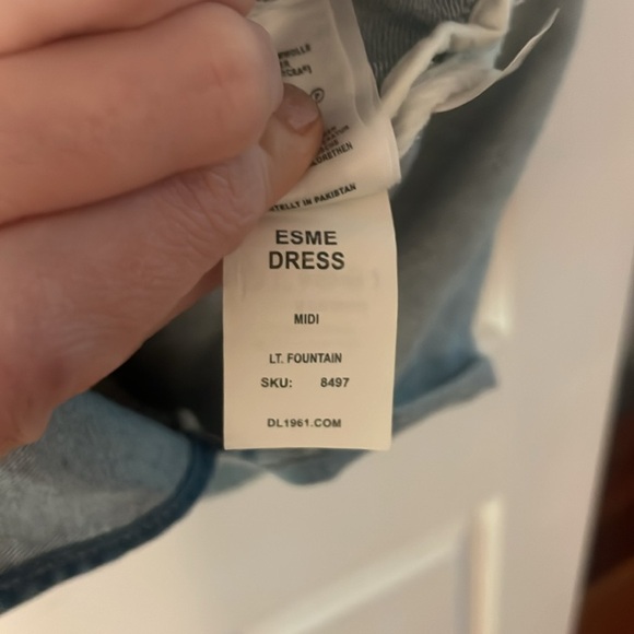 DL1961 Esmee denim midi dress - size XS - Picture 12 of 12